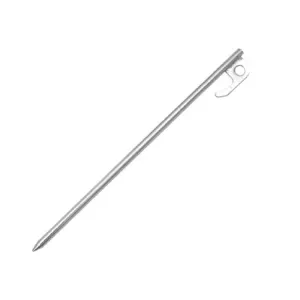 Outdoor Durable 30cm Stainless Steel Camping Awning Tent Stakes Pegs for Camping Travel Tent Accessor