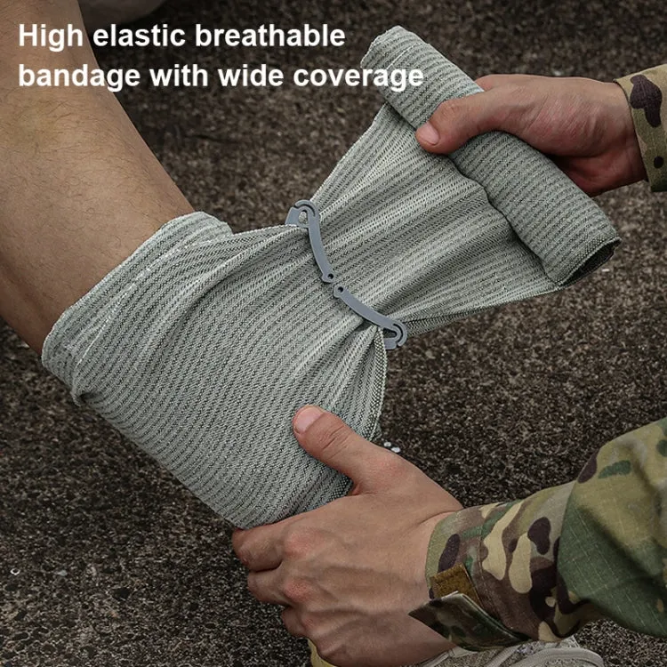 Outdoor Elastic Tourniquet Camping First Aid Vacuum Compression Bandage(Small)