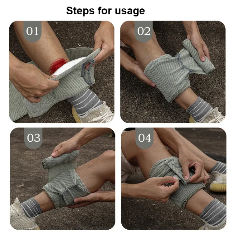 Outdoor Elastic Tourniquet Camping First Aid Vacuum Compression Bandage(Small)