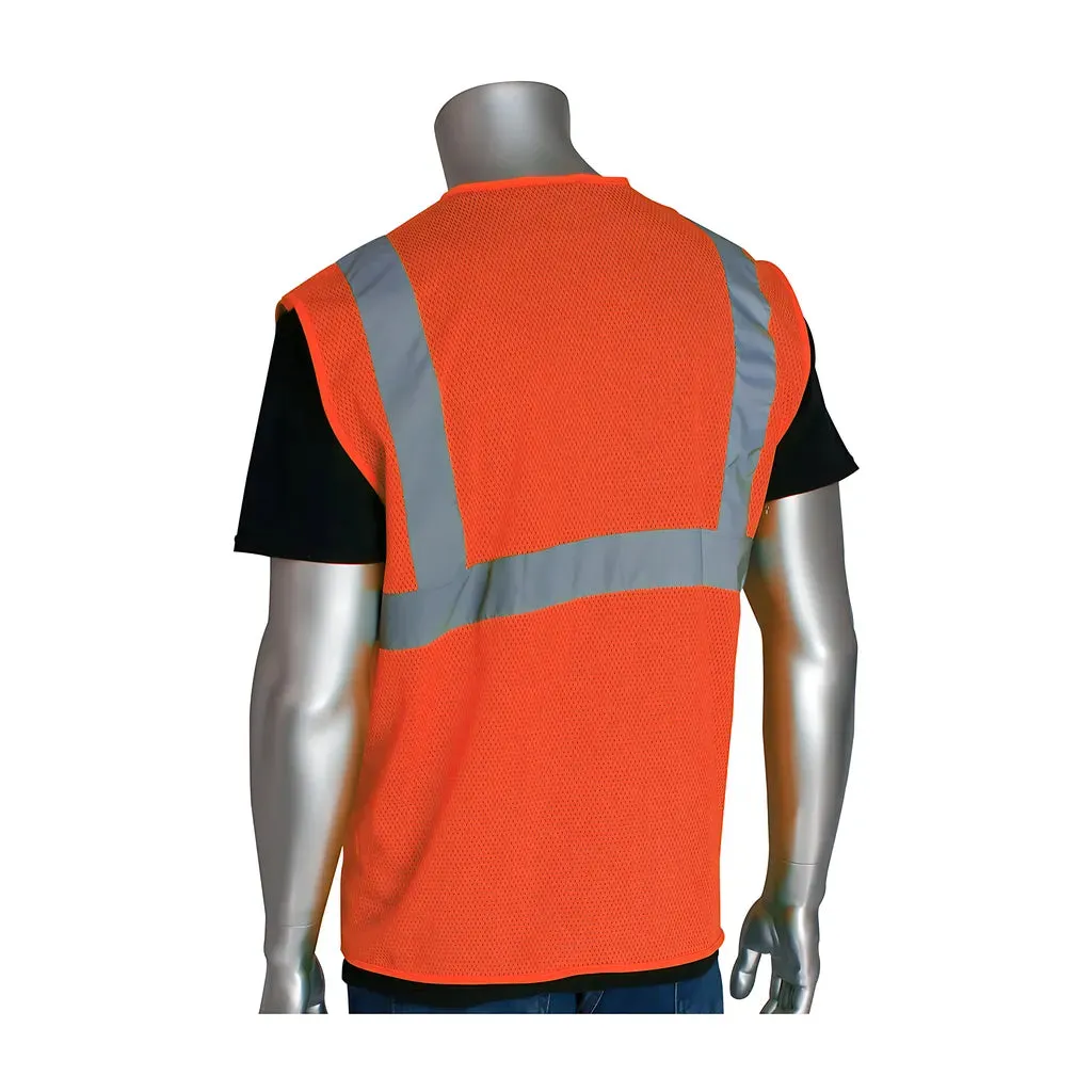 PIP 302-MVGOR-M ANSI Type R Class 2 Value Mesh Vest