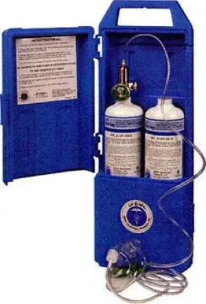 Portable Emergency Oxygen Tank Kit (Twin Pack)