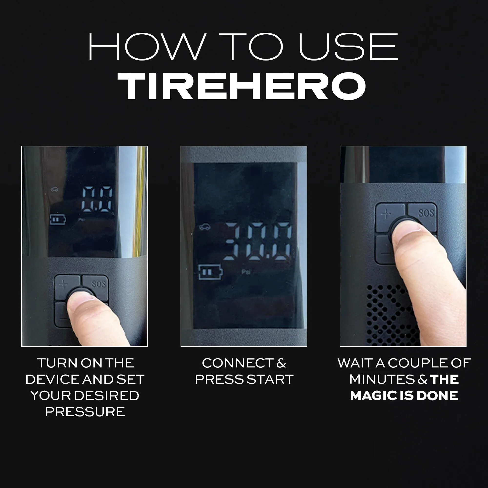 Tire Hero | Wireless Air Pump