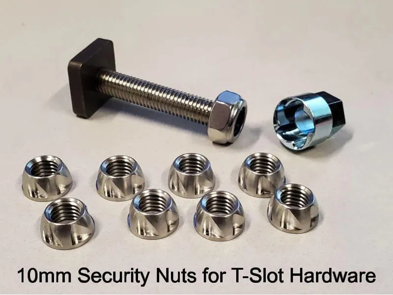 Tuff Stuff Security Nuts, For Rooftop Tents & Awnings, 10 MM | 8 MM | 6 MM