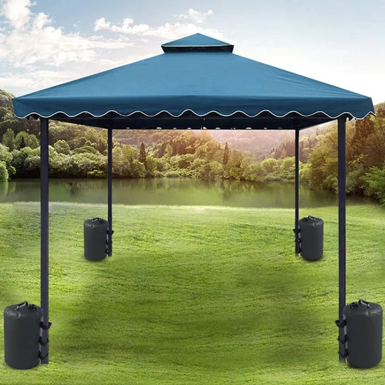 Water And Sand Multi-Function Tent Windproof Fixed Water Bag, Size: 18x28cm(Black)