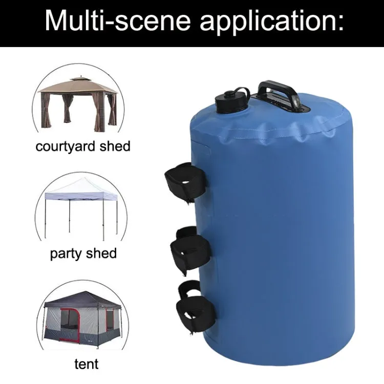 Water And Sand Multi-Function Tent Windproof Fixed Water Bag, Size: 18x40cm(Blue)