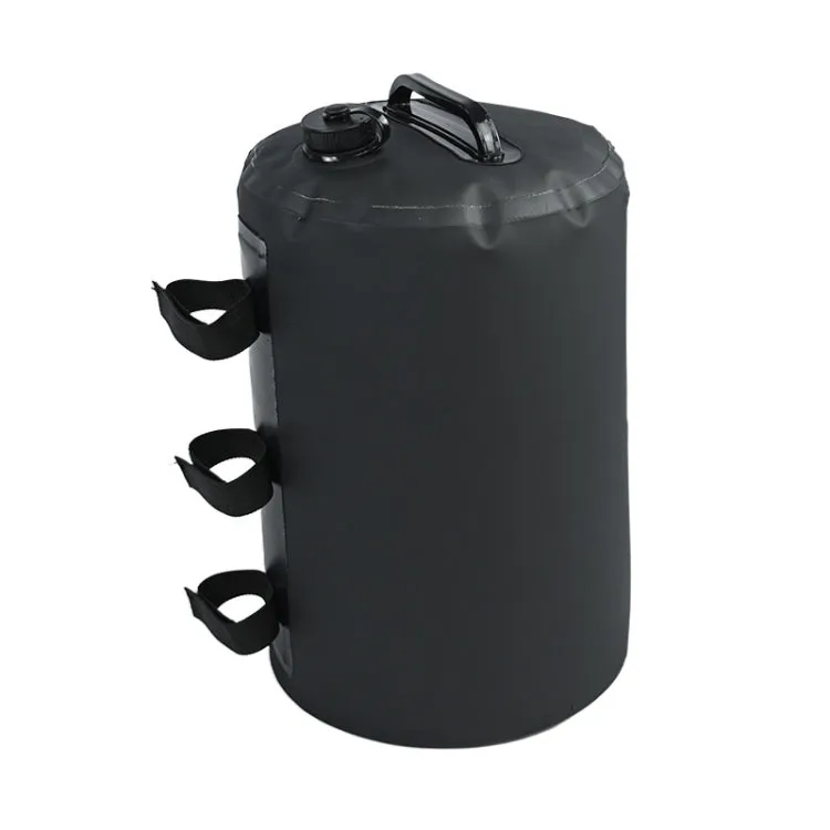 Water And Sand Multi-Function Tent Windproof Fixed Water Bag, Size: 24x45cm(Black)