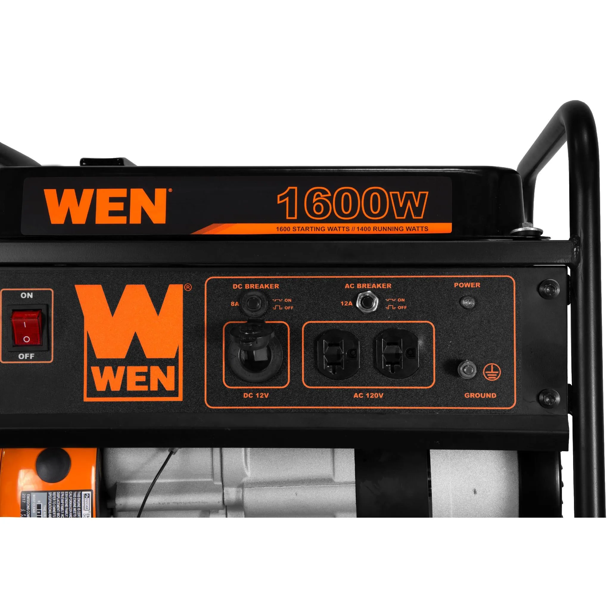 WEN 56160 4-Stroke 98cc 1600-Watt Portable Power Generator, CARB Compliant