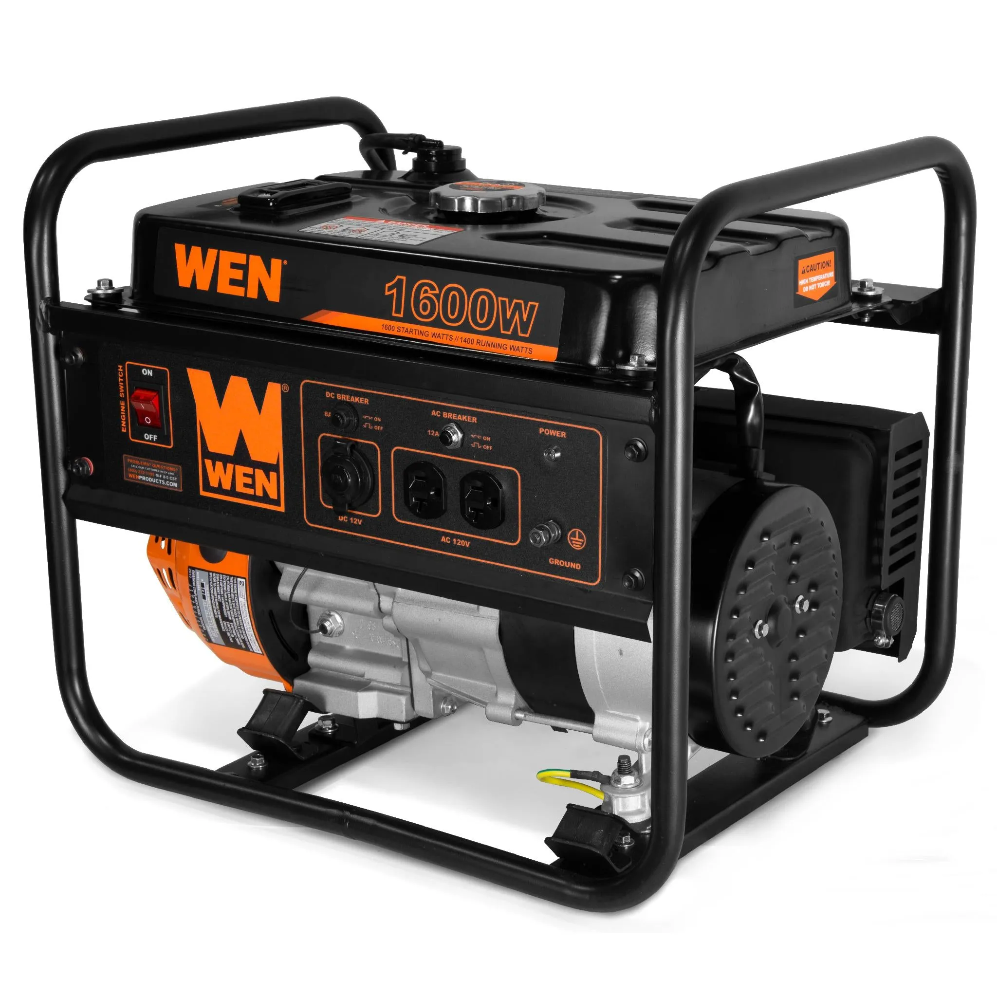 WEN 56160 4-Stroke 98cc 1600-Watt Portable Power Generator, CARB Compliant