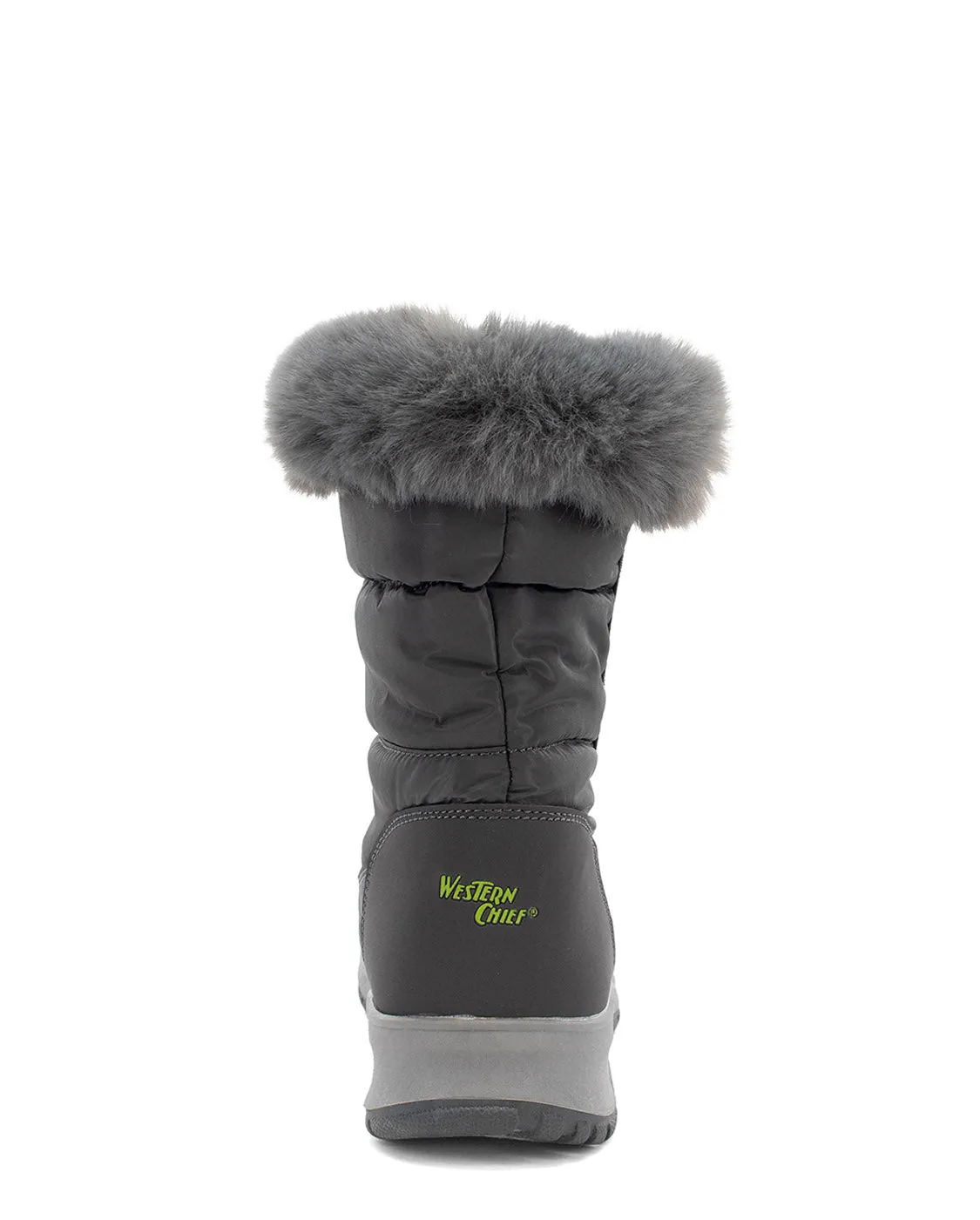 Women's Pine Faux Fur Mid Cold Weather Boot - Charcoal